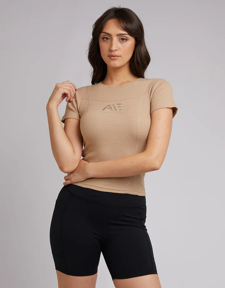 All About Eve - Active Tonal Baby Tee - Oat