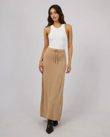 All About Eve - Eve Knit Skirt - Oat