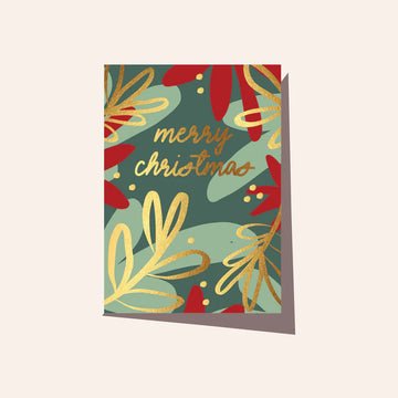 Elm Paper - Festive Foliage Alpine Card