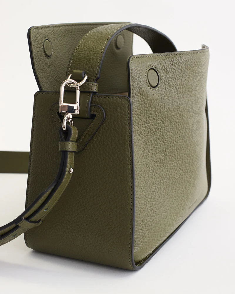 The Horse - Clementine bag - Olive Pebbled Leather