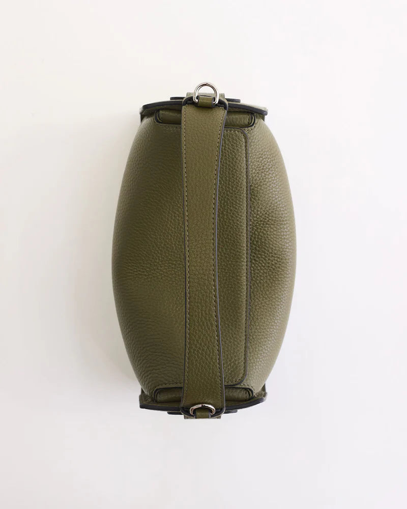 The Horse - Clementine bag - Olive Pebbled Leather