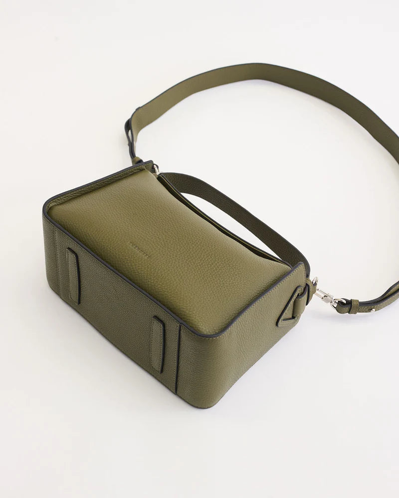 The Horse - Clementine bag - Olive Pebbled Leather