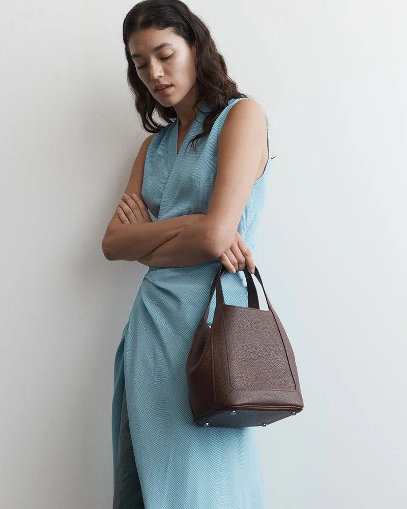 The Horse - The Alexie Tote - Coffee Pebbled Leather