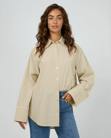 All About Eve - Nara Stripe Shirt - Yellow