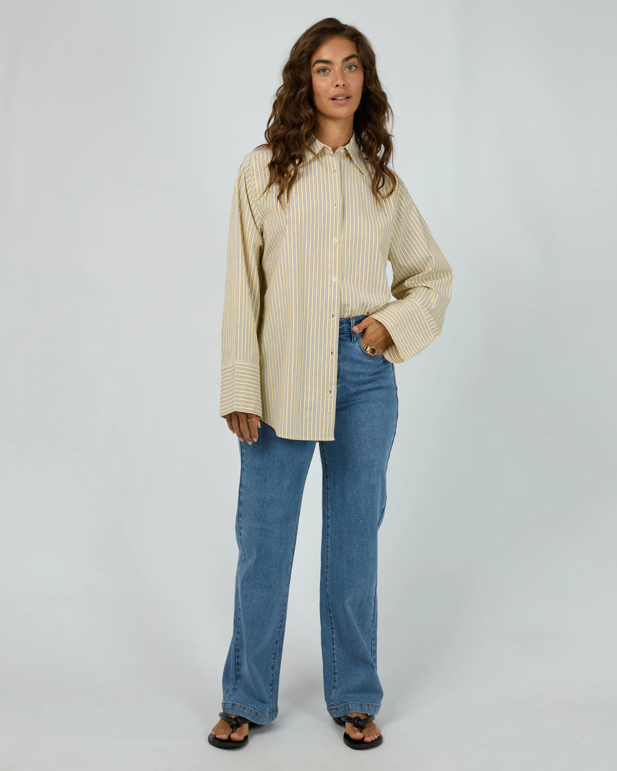 All About Eve - Nara Stripe Shirt - Yellow