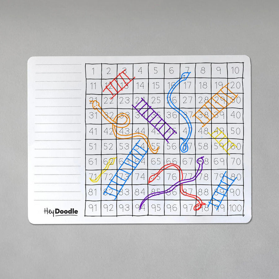 HeyDoodle - 100 Squares Classic Colouring & Doodle Mat