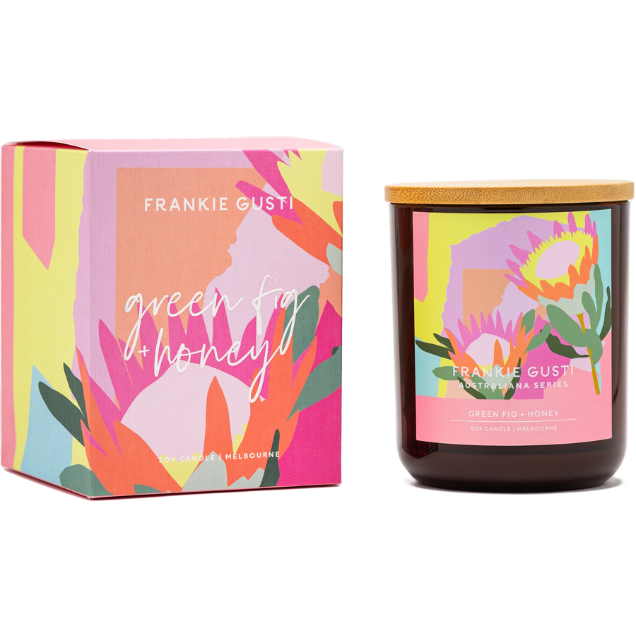 Frankie Gusti - AUSTRALIANA - GREEN FIG + HONEY - CANDLE