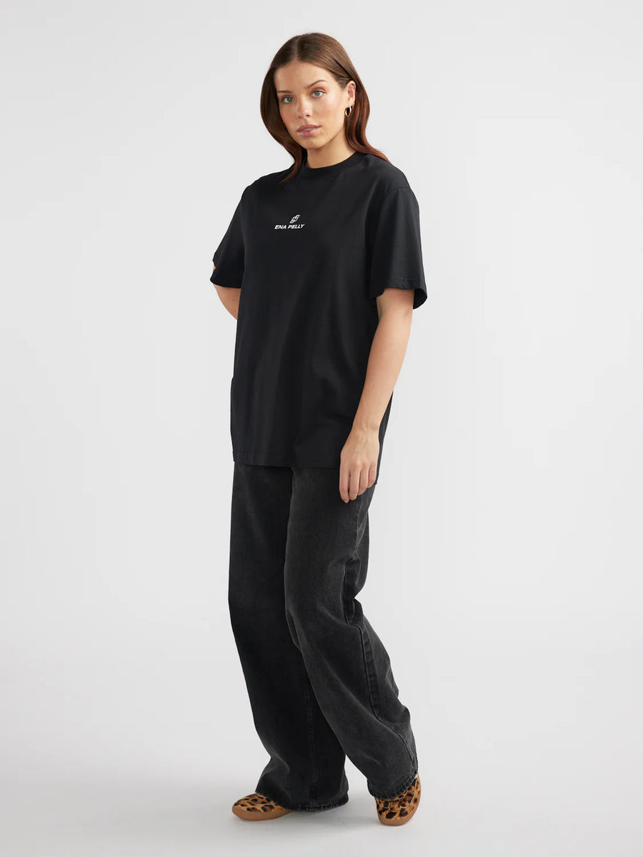 Ena Pelly - Lexi Monogram Tee - Black