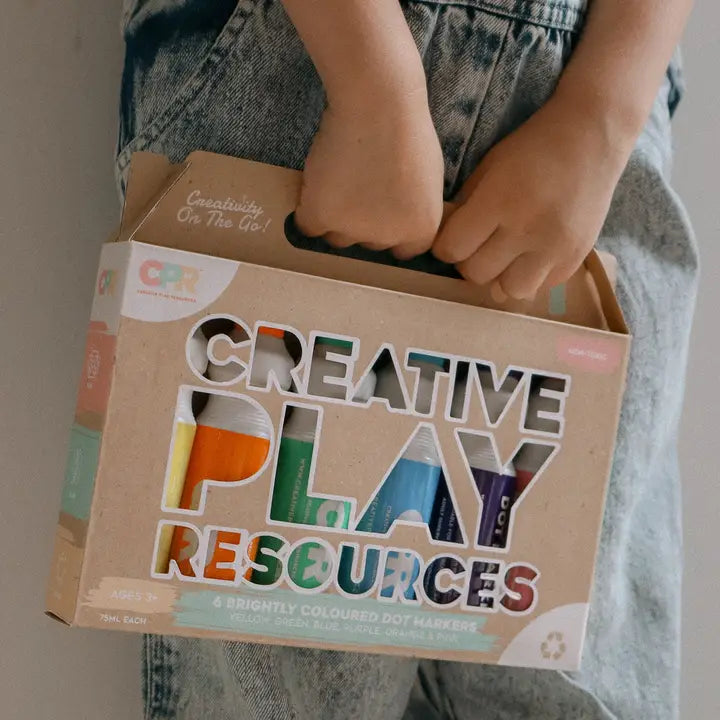 Creative Play Resources - Dot Markers - 6 Pack