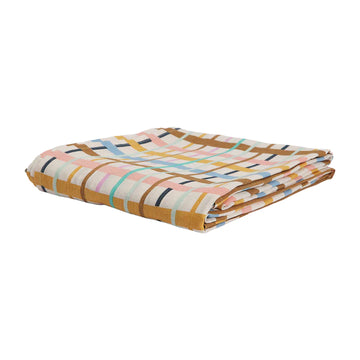 Sage & Clare - CADY CHECK LINEN FITTED SHEET - KING