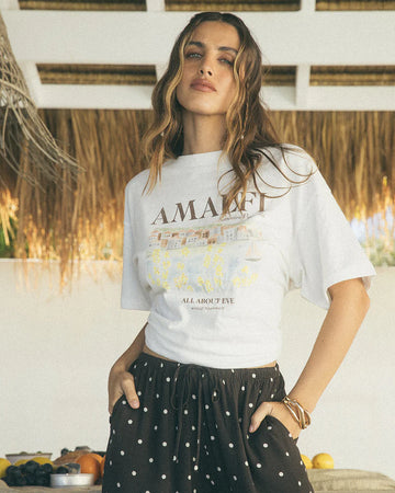 All About Eve - Amalfi Relaxed Tee - Vintage White