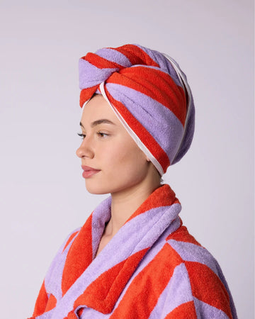 Hommey - Hair Wrap - Grapefruit Stripes