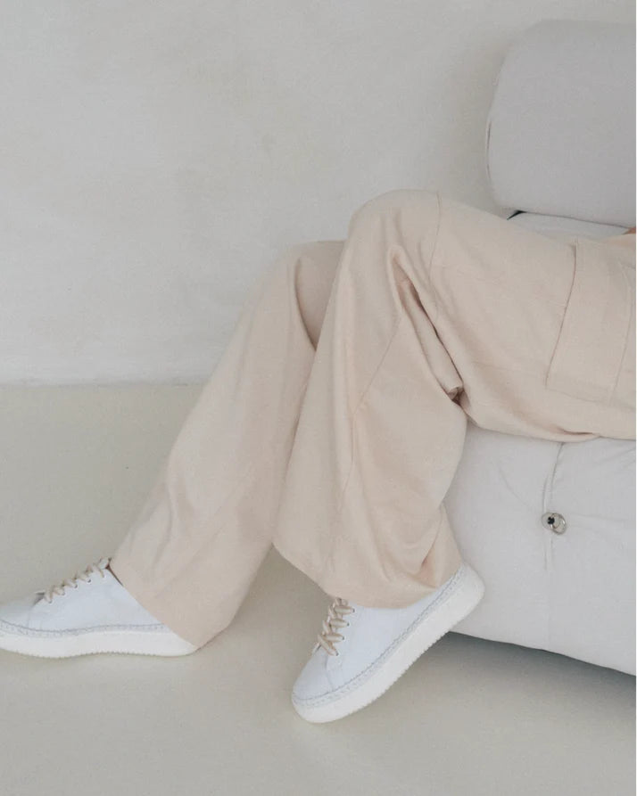 Walnut - Austin Pant - Cream