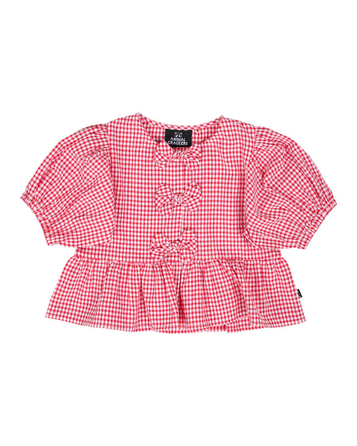 Animal Crackers - Checkered Top