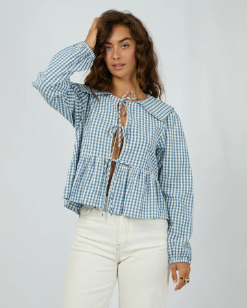 All About Eve - Micky Long Sleeve Top - Check