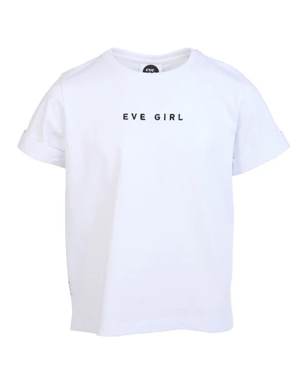 Eve Girl - Eve Girl Washed Tee - White - Kids Size 8-14