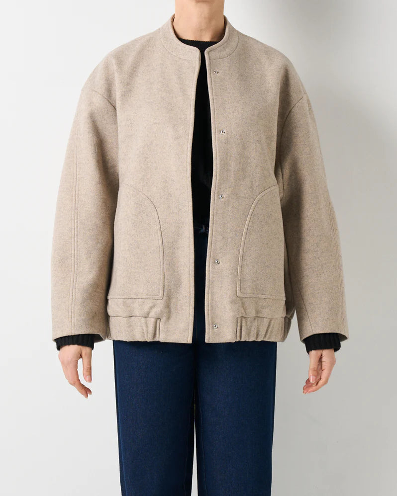 Walnut - Munich Jacket - Taupe