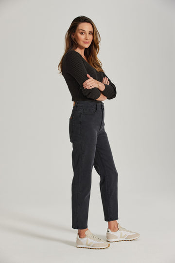 Ceres Life - Core Straight Jean - Washed Black