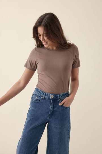Ceres Life - Ultra Soft Teeny Tee - Taupe