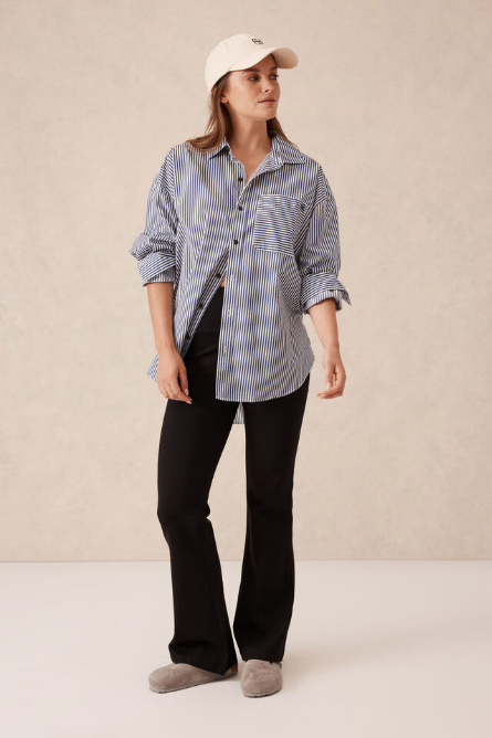 Ceres Life - Ponte Bootleg Pant - Black