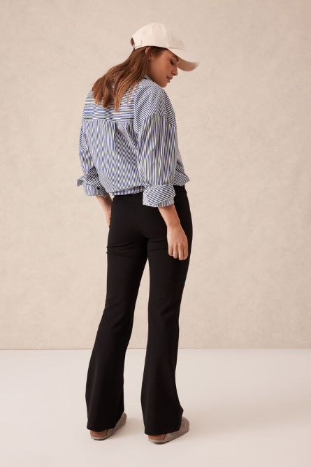Ceres Life - Ponte Bootleg Pant - Black
