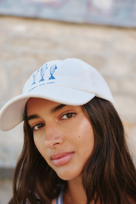 Ceres Life - Pip Everyday Cap - White/ Summer Fish