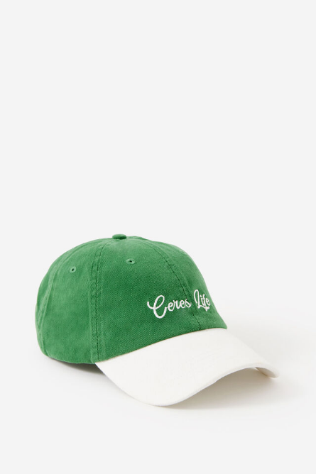 Ceres Life - Pip Everyday Cap - Heritage Green/ White
