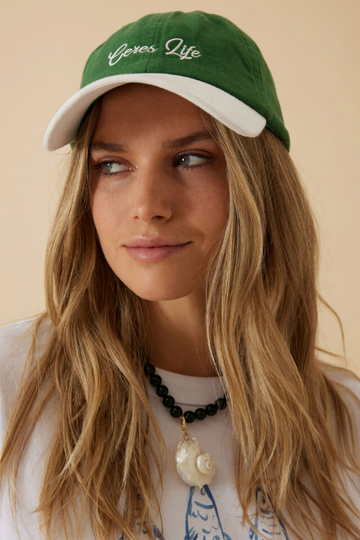 Ceres Life - Pip Everyday Cap - Heritage Green/ White