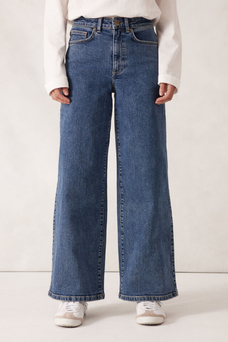 Ceres Life - Evie Wide Leg Jean - Fresh Indigo