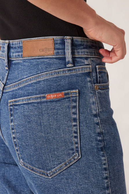 Ceres Life - Blake Straight Leg Jean - Fresh Indigo