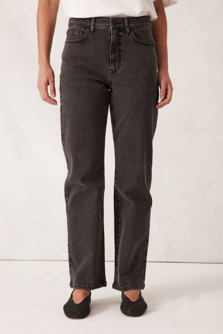 Ceres Life - Blake Straight Leg Jean - Washed Black