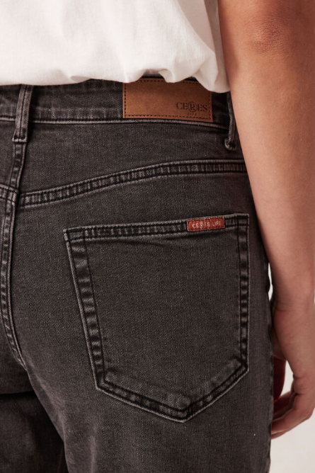 Ceres Life - Blake Straight Leg Jean - Washed Black