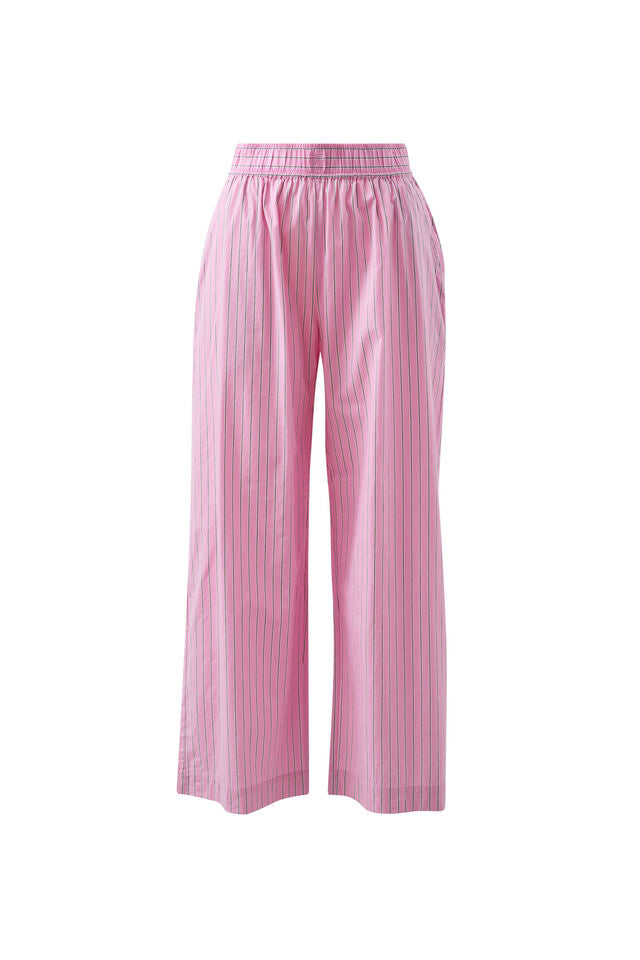 Ceres Life - The Lounge Pant - Hibiscus Pink Triple Stripe