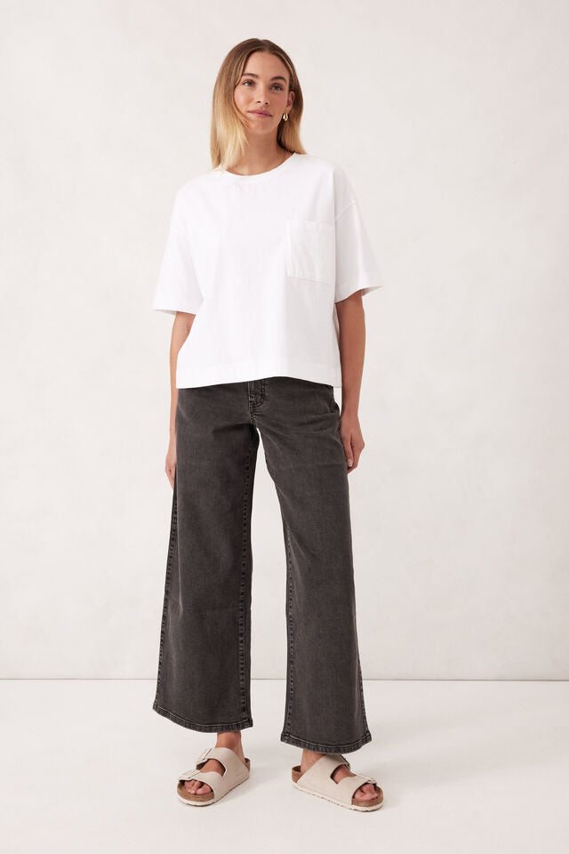 Ceres Life - Boxy Pocket Tee - White