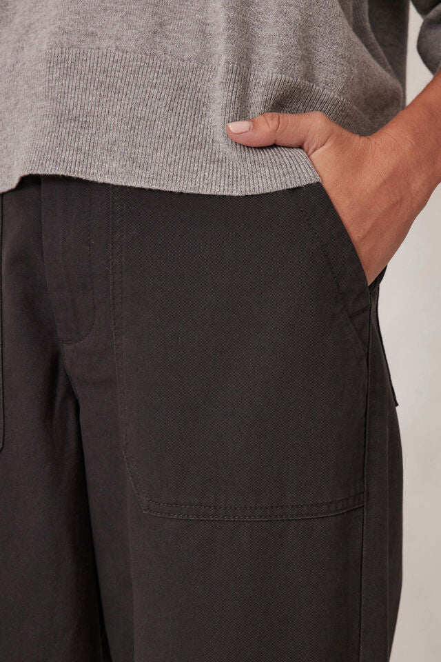 Ceres Life - Weekender Pant - Washed Black