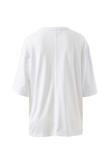 Ceres Life - Liv Oversized Tee - White/ Summer Fish