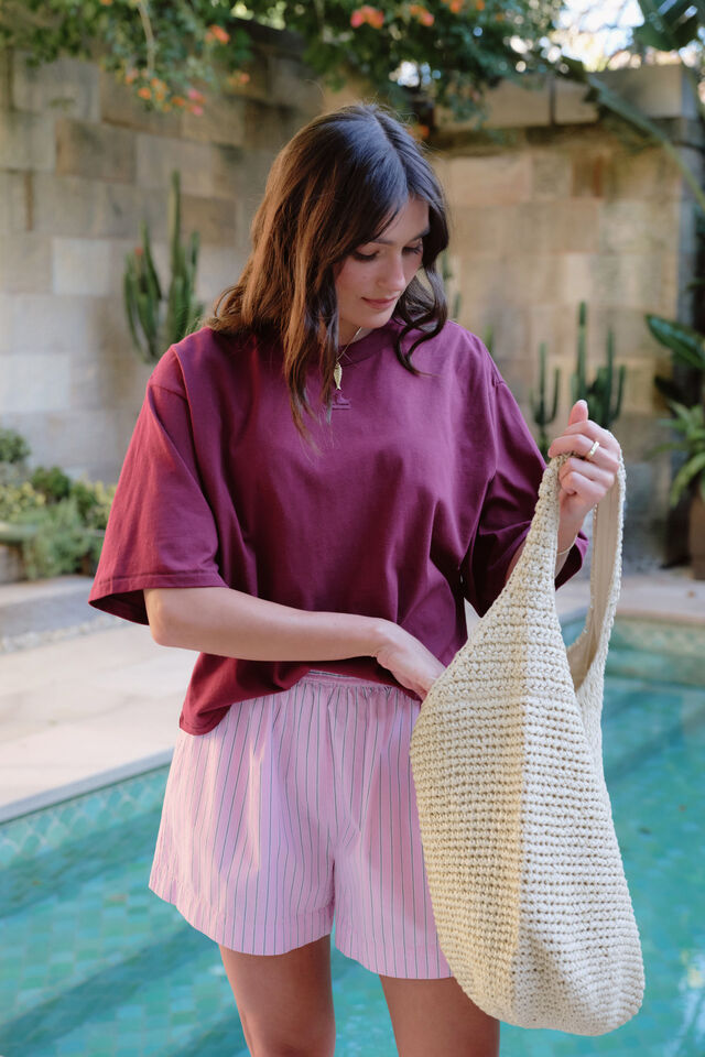 Ceres Life - Phoebe Premium Tee - Pomegranate