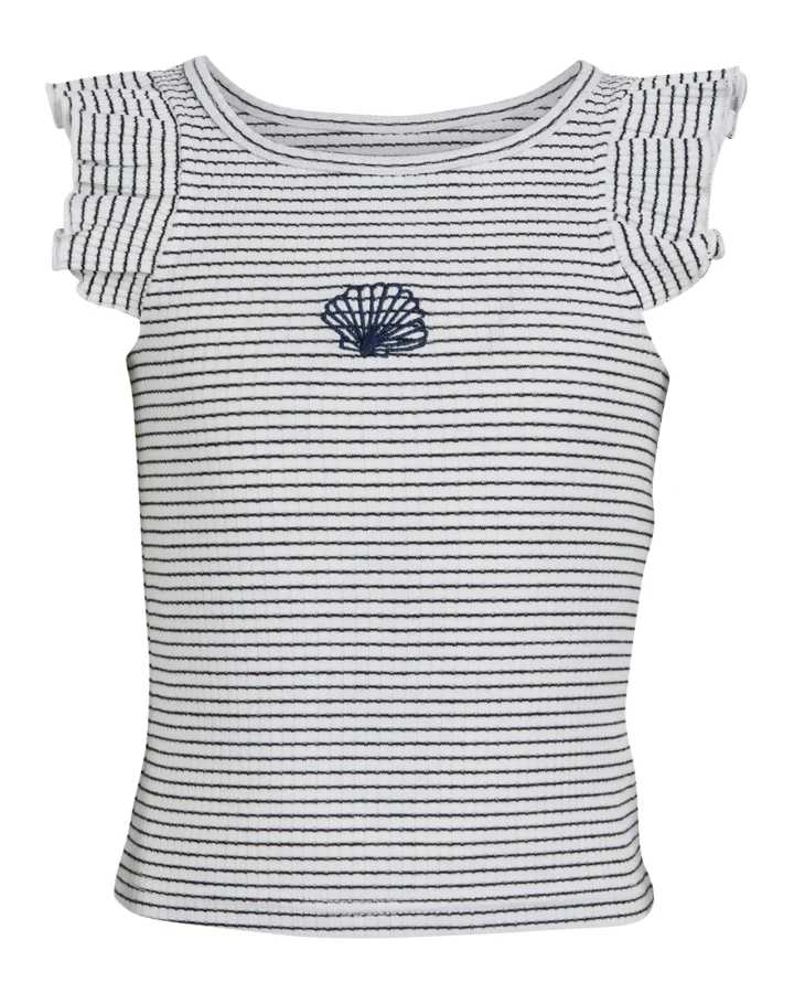 Eve Girl - Zoe Frill Tank - Stripe - Kids Size 3-7