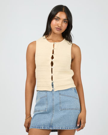 All About Eve - Coen Knit Top - Vanilla