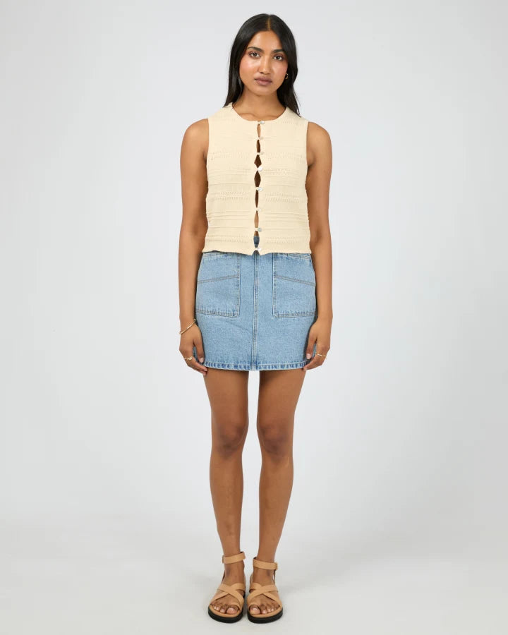All About Eve - Coen Knit Top - Vanilla