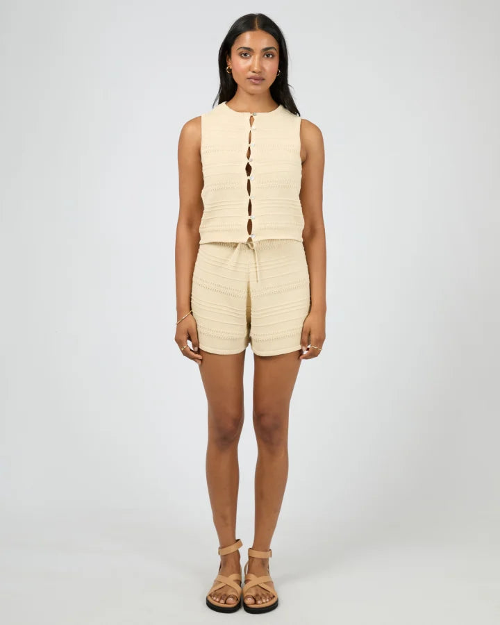 All About Eve - Coen Knit Short - Vanilla