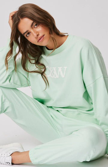 Cartel & Willow - Piper Sweater - Mint