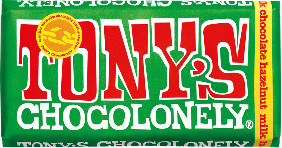 Tony's Chocolonely - Milk Hazelnut - 180g