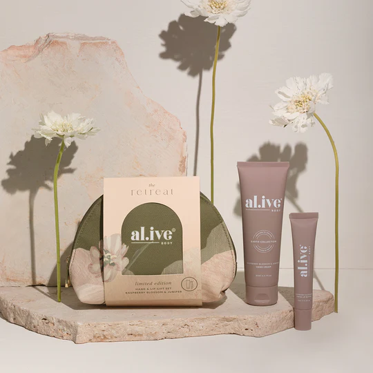 Al.ive Body - Hand & Lip Gift Set - Raspberry Blossom & Juniper