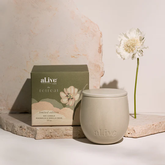 Al.ive Body - Magnolia & Vanilla Bean Soy Candle