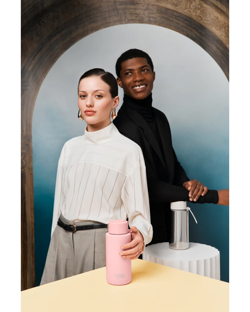 Frank Green - Ceramic Reusable Bottle - Blushed - 34oz