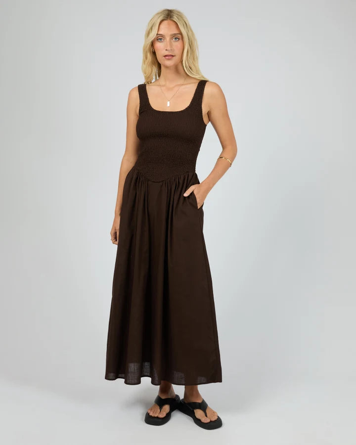 All About Eve - Essential Maxi Dress - Brown