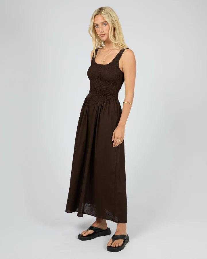 All About Eve - Essential Maxi Dress - Brown