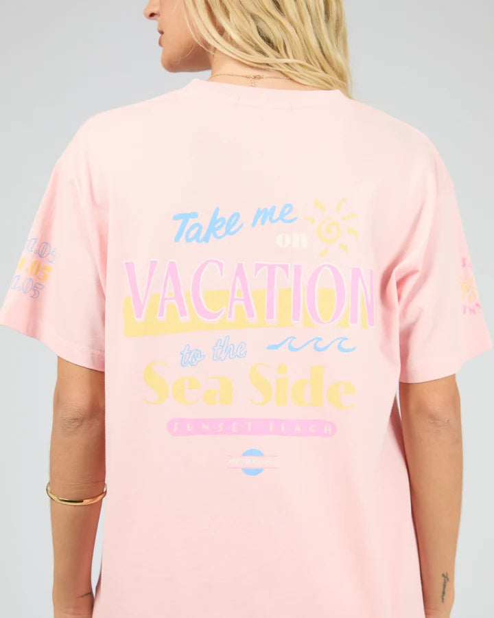 All About Eve - Vacation Relaxed Tee - Pink