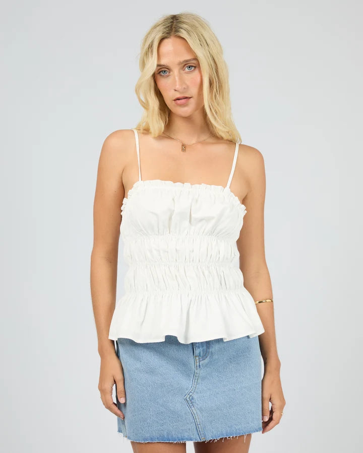 All About Eve - Cora Top - White
